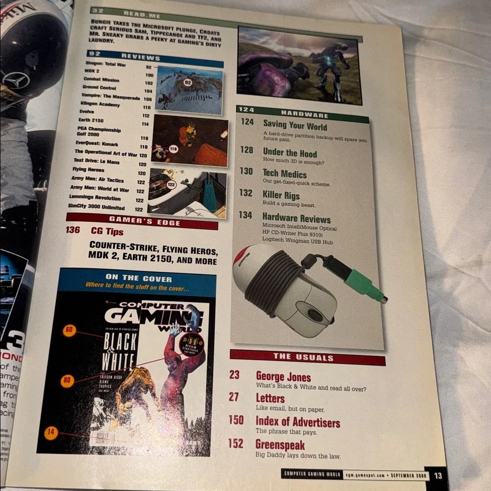 COMPUTER GAMING WORLD MAGAZINE SEPT 2000 ISSUE 194